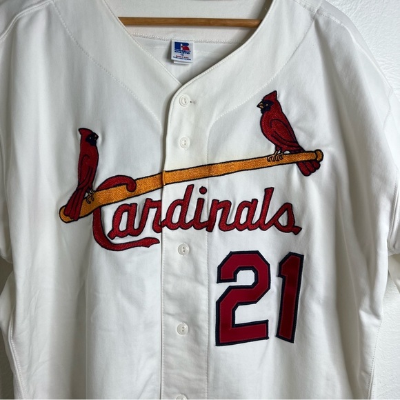 Authentic Vintage St. Louis Cardinals Cipriani 21 Baseball Jersey - Size 48 - Picture 3 of 13